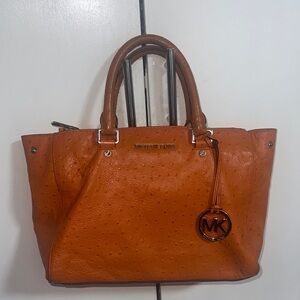 Michael Kors Burnt Orange Satchel